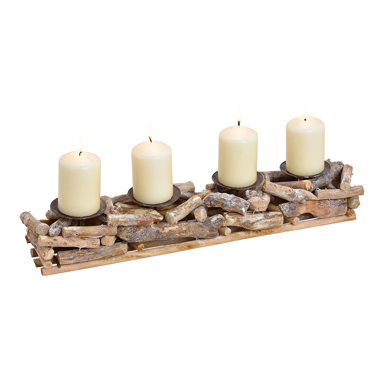Hochwertige Kerzenhalter Kerzenhalter - Holz in - Stilvolle Dekoration