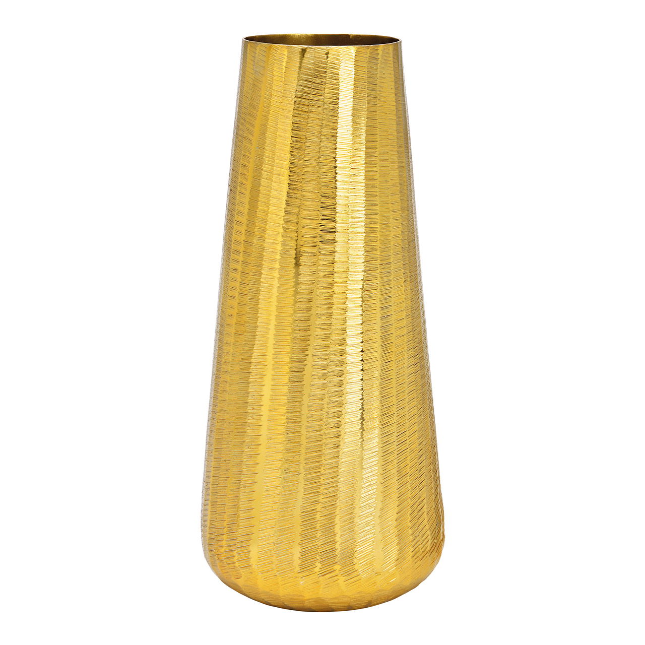 Vase Metall Gold - Metall - Unikat