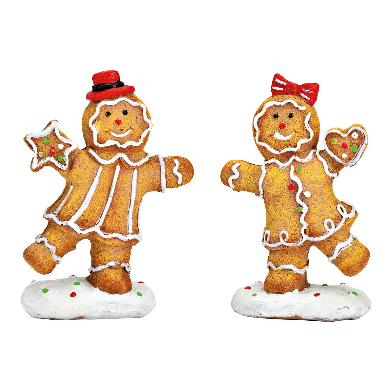 Zeitloses Design Figur Lebkuchenfiguren - Poly Braun