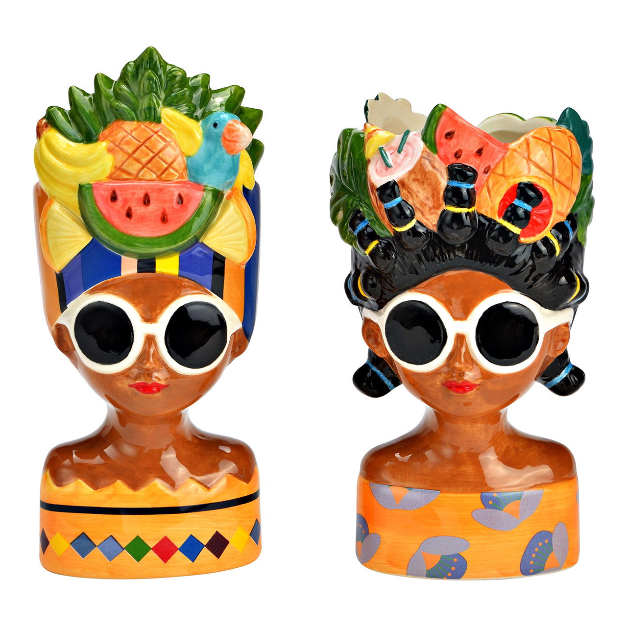 Vase Frau - Keramik - Deko
