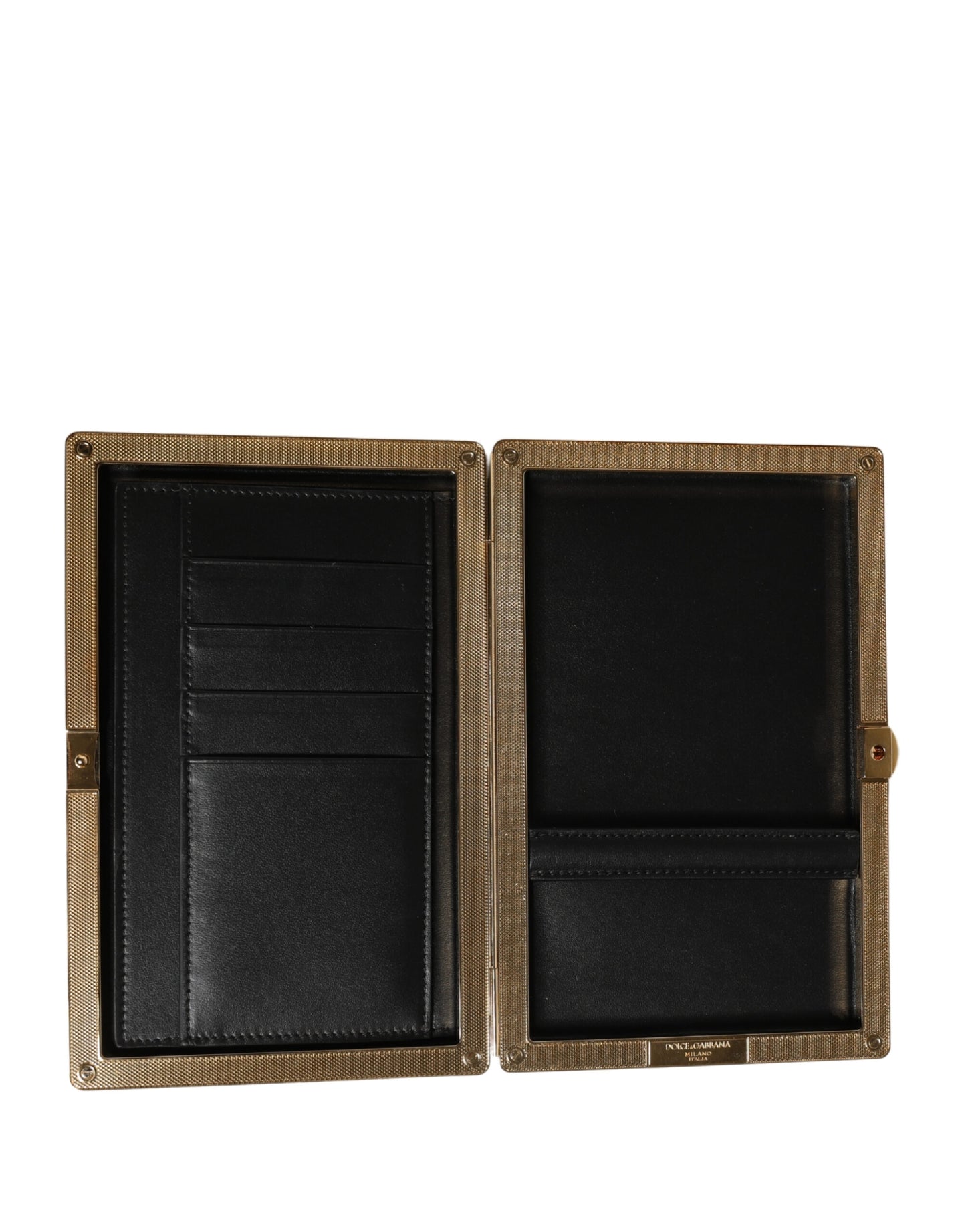 Dolce & Gabbana Braune Kalbsleder-Clutch für Damen – Elegante Abendtasche