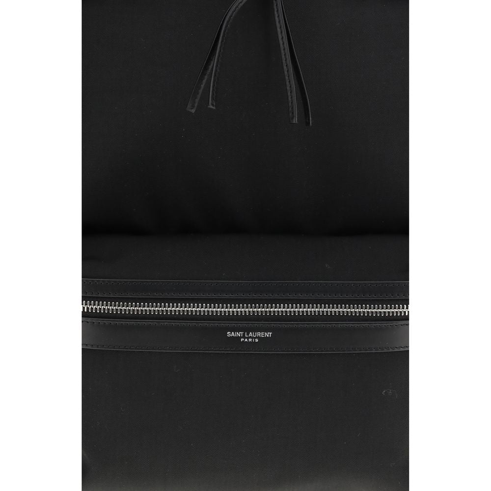 Saint Laurent Schwarzer Rucksack aus Stoff
