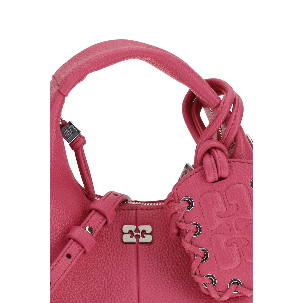 Ganni Multicolor Recycelte Polyester Handtasche - Elegante Mini Hobo