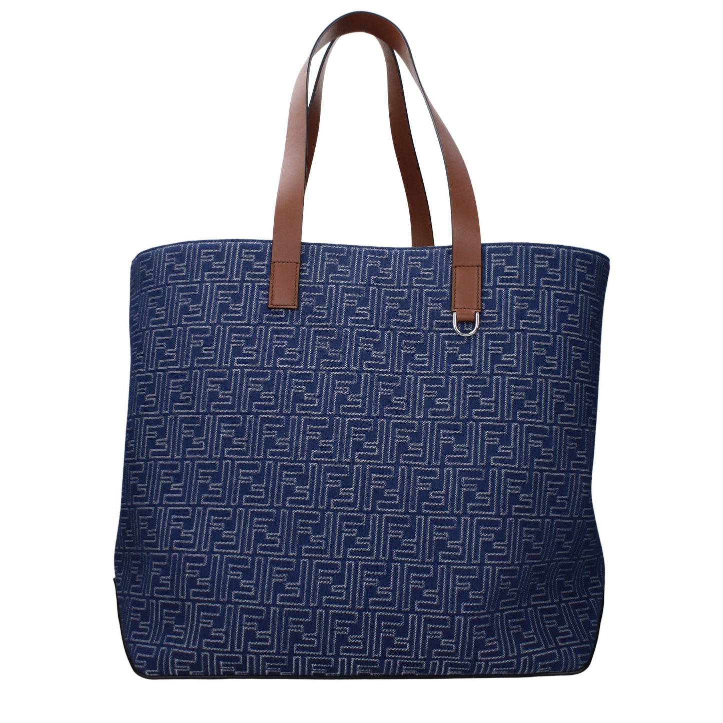 Fendi Blaue Stoff-Umhängetasche – Eleganz und Stil vereint