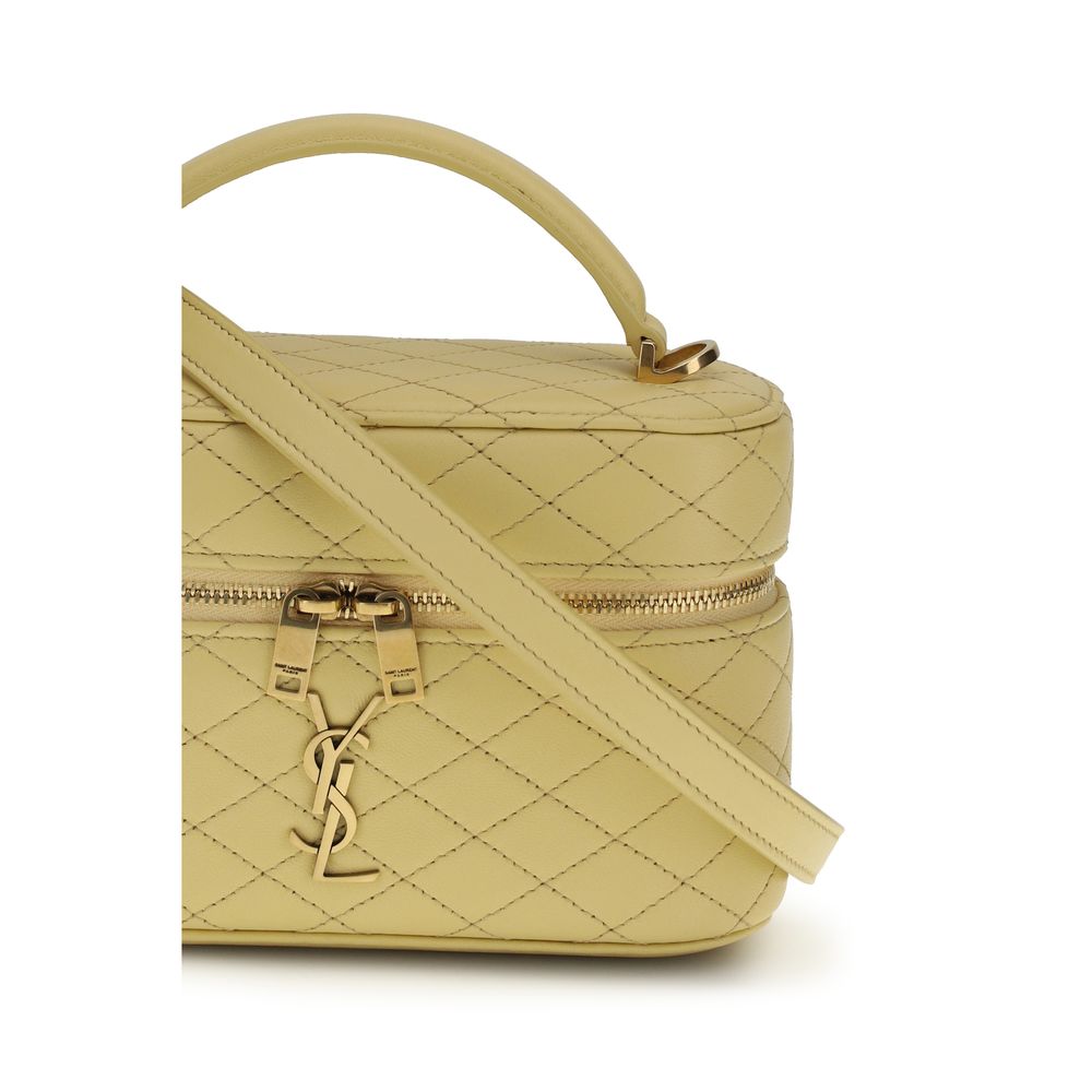 Saint Laurent Vanity Gaby Schultertasche aus Kalbsleder Bos Taurus in Bicolor
