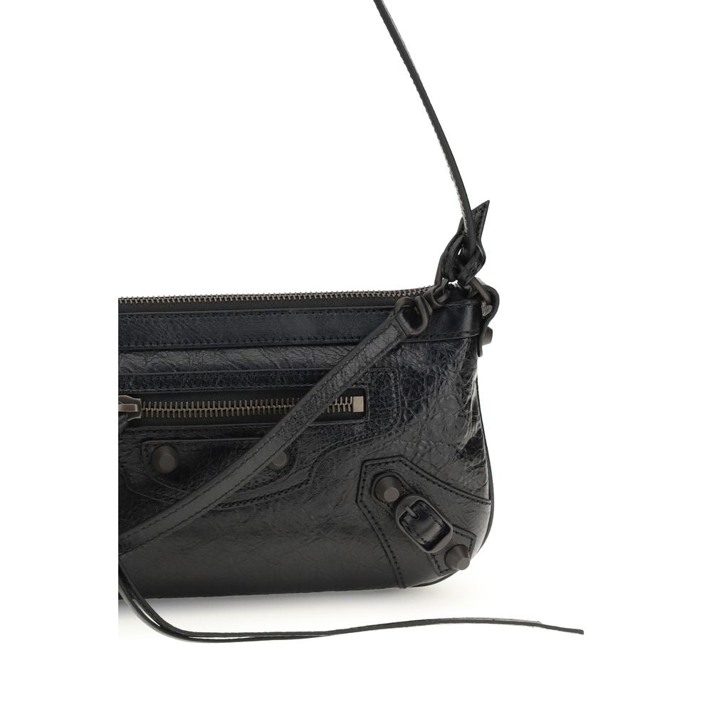 Balenciaga Le City Clutch Bag: Elegante Schultertasche aus Lammleder