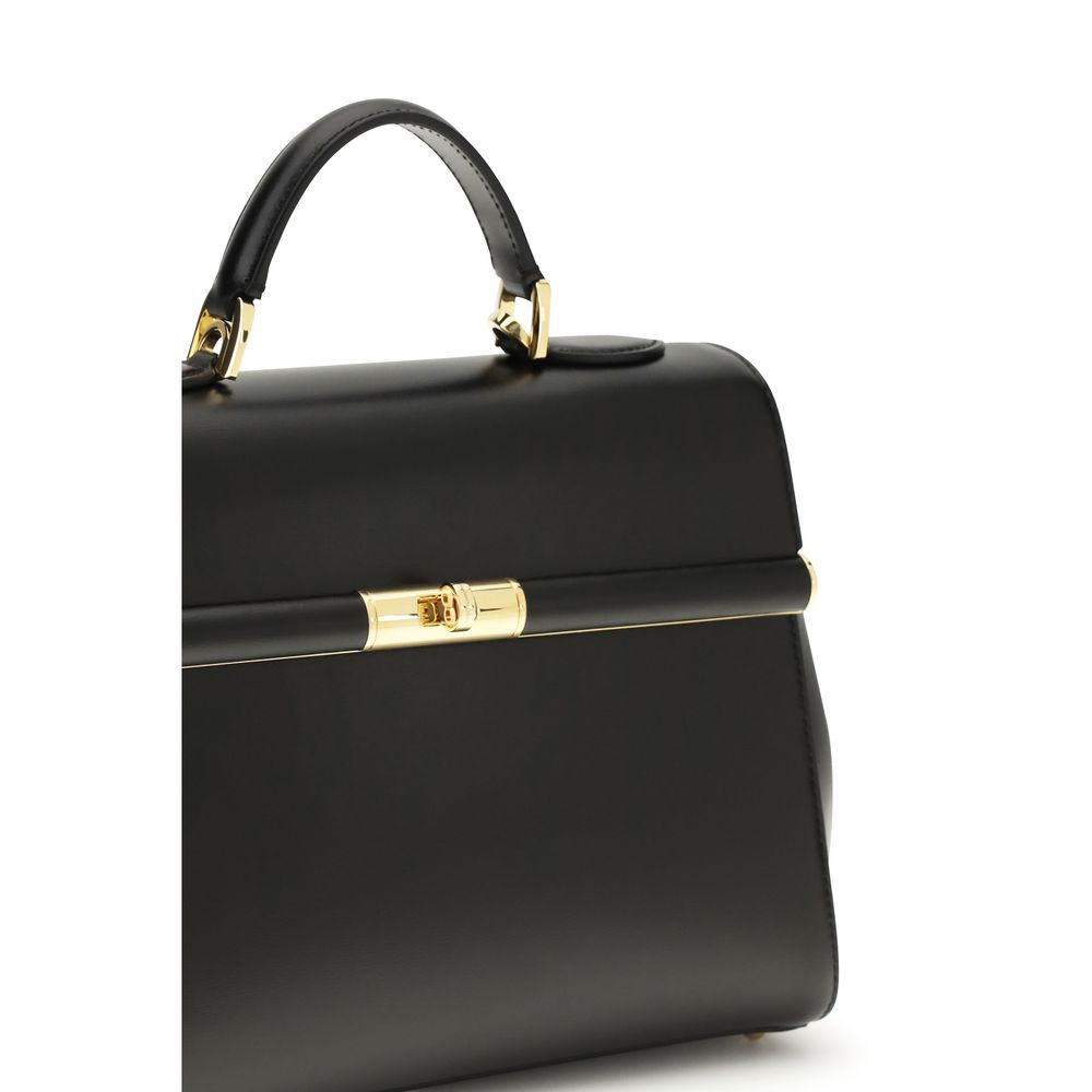 Dolce & Gabbana Marlene Schwarze Kalbsleder Schultertasche für Damen