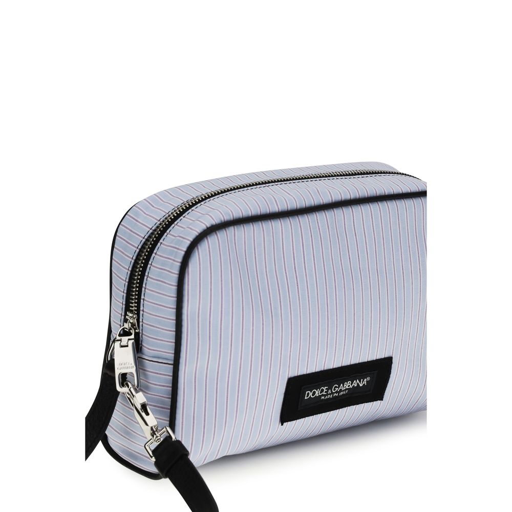 Dolce & Gabbana Blaue Baumwoll-Handtasche – Elegante Damenaccessoires für jede Gelegenheit