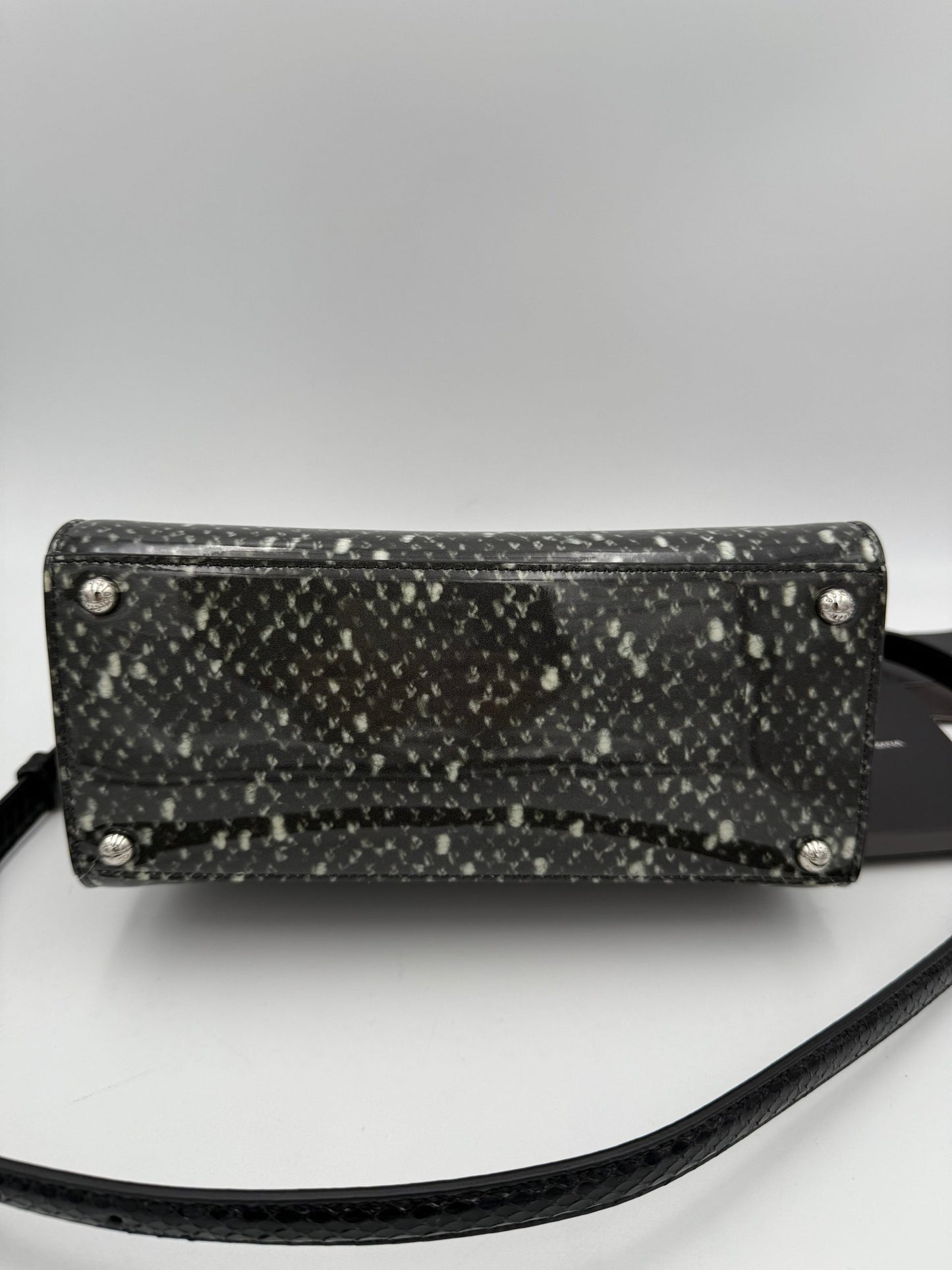 Dolce & Gabbana Monica Handtasche aus Python und Lackleder – Exquisite Eleganz für Damen