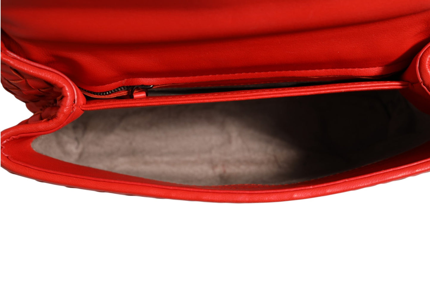 Olimpia Small Intrecciato Leder Schultertasche