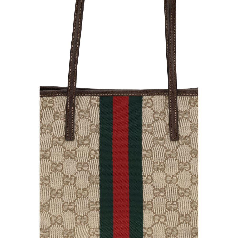 Beige Stoff-Handtasche