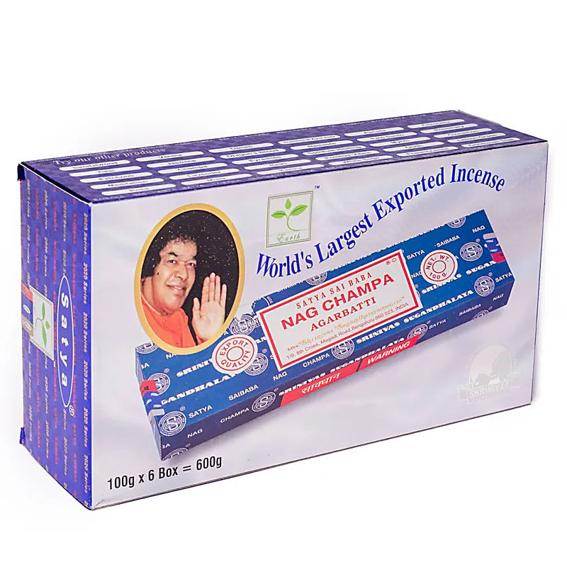 Räucherstäbchen Satya Nag Champa großes Paket -- 100 g