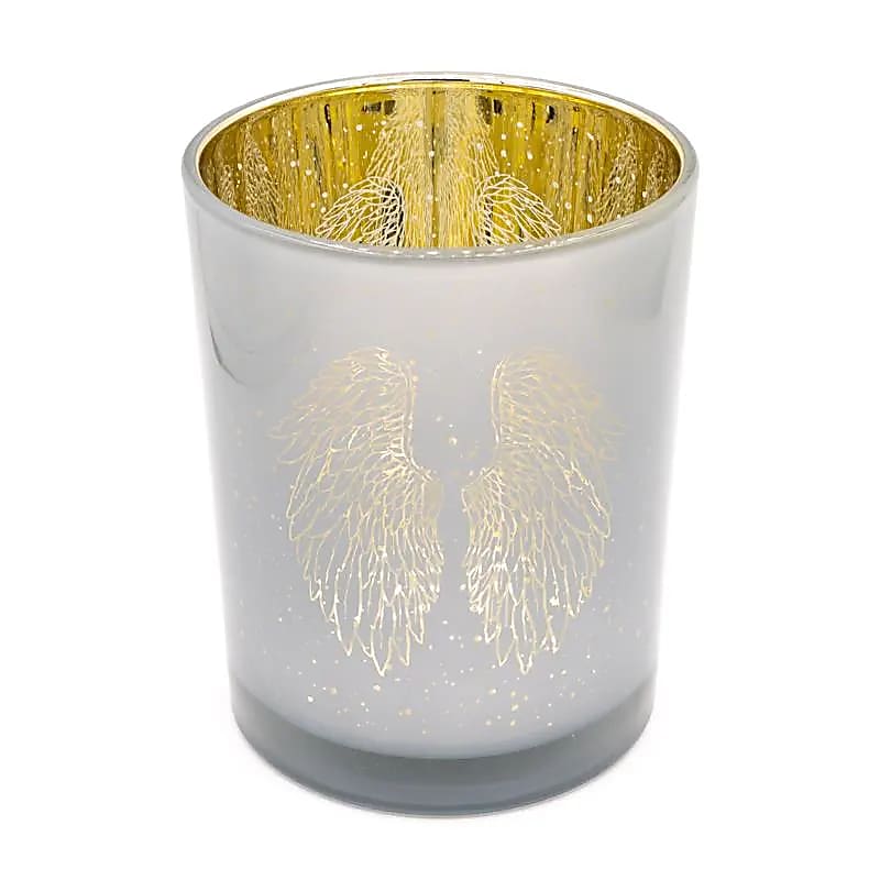 Handgefertigte Candle light holder metallic