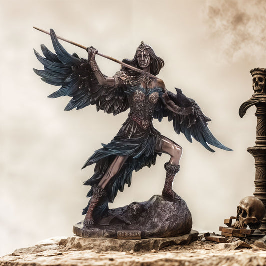 Morrigan – Celtic Phantom Queen Figurine – 22 cm – Mystical Bronze Statue