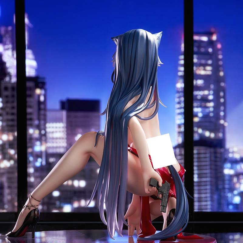 Oszałamiająca figurka anime z PVC w uwodzicielskiej pozie