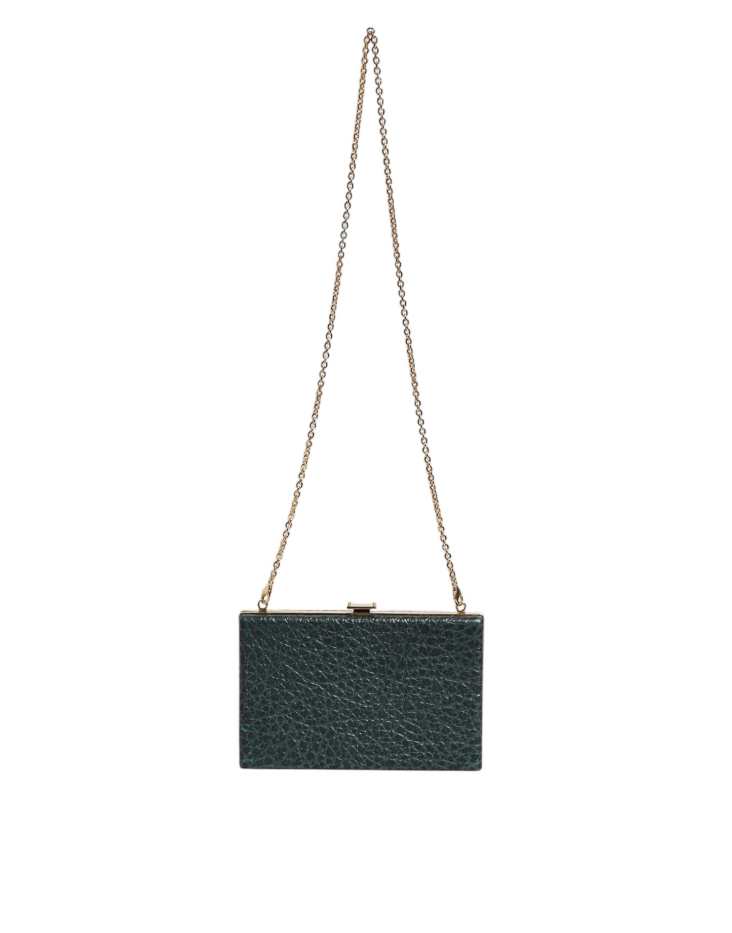 Dolce & Gabbana Schwarze Leder Clutch - Elegante Abendtasche
