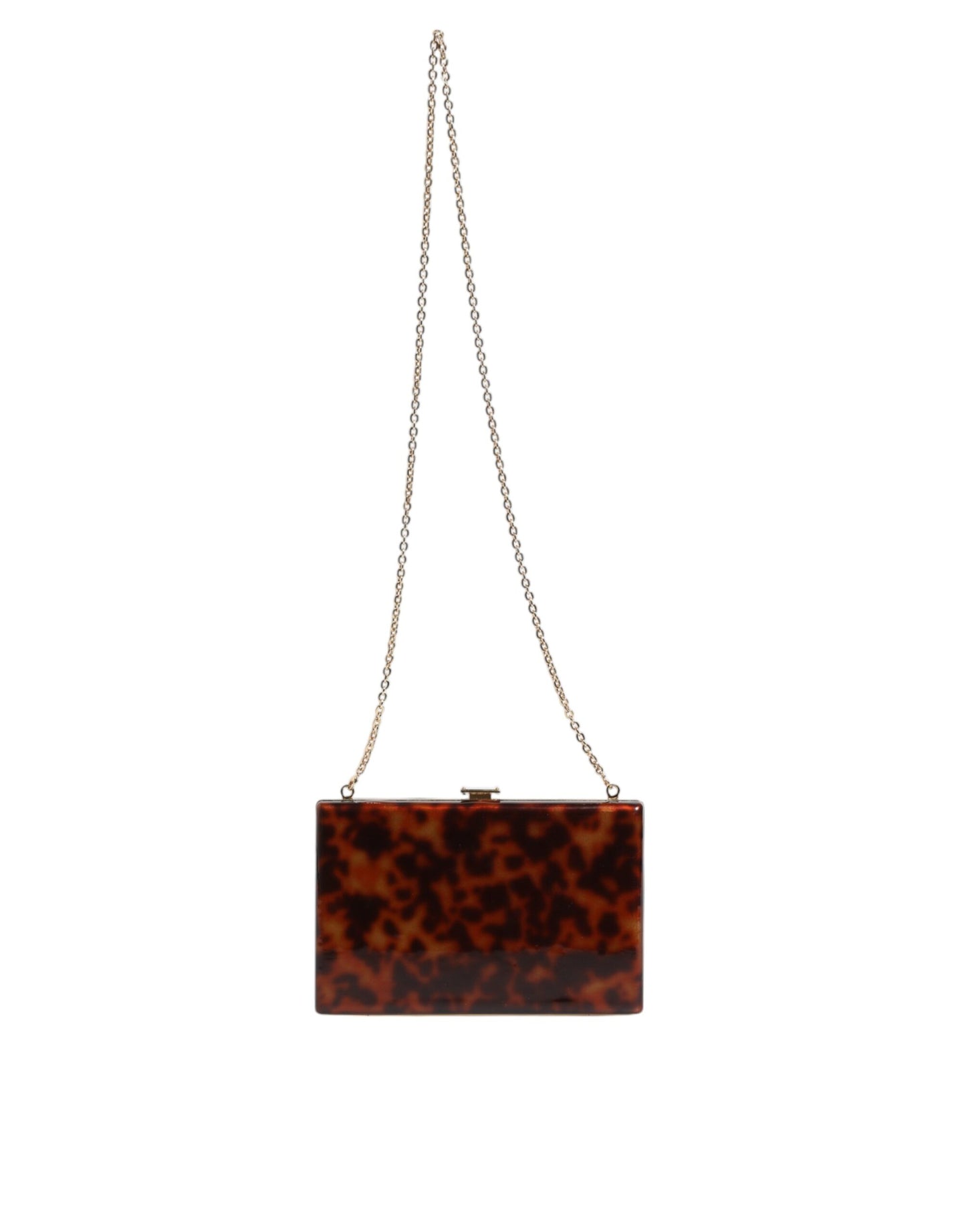 Dolce & Gabbana Braune Leder Clutch Abend Crossbody Tasche - Eleganz in jedem Detail