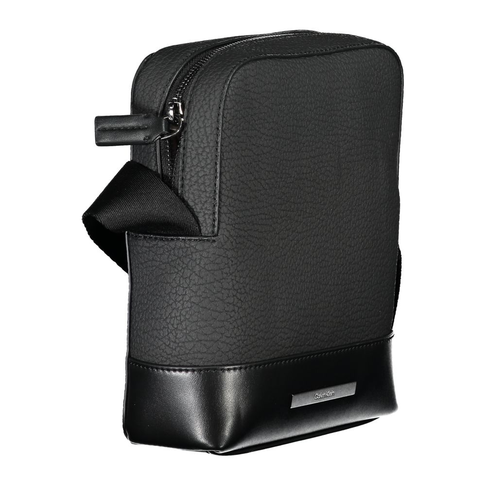 Calvin Klein Elegante schwarze Umhängetasche mit Kontrastdetails für Herren