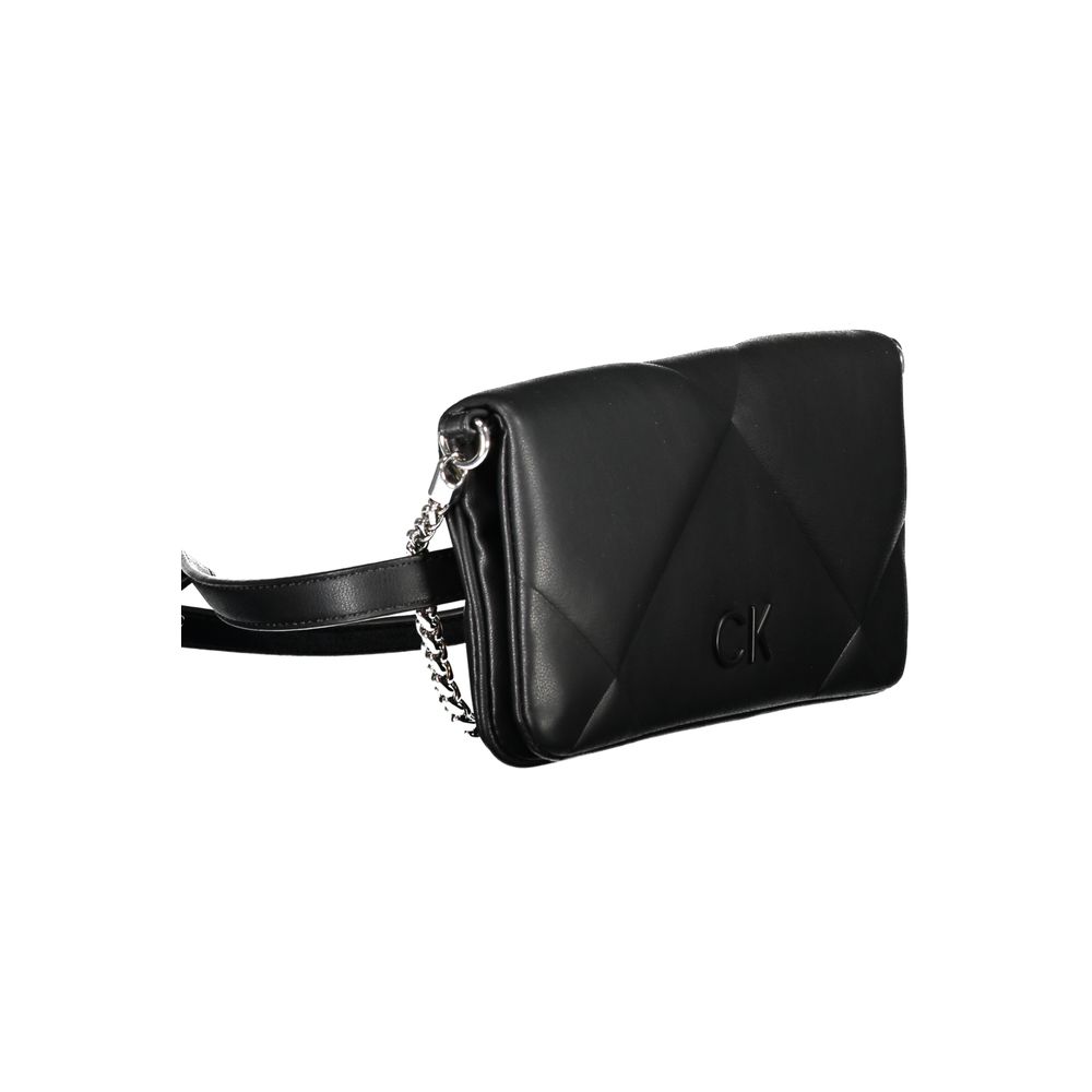Calvin Klein Schwarze Baumwollhandtasche – Elegante Handtasche für Damen
