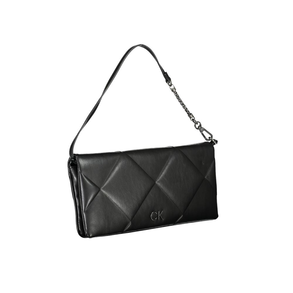 Calvin Klein Schwarze Polyester Handtasche - Eleganz für jede Gelegenheit
