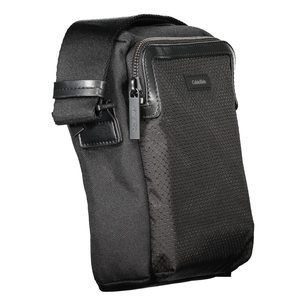 Calvin Klein Schwarze Schultertasche aus Polyester - Stilvolle Eleganz für jede Gelegenheit
