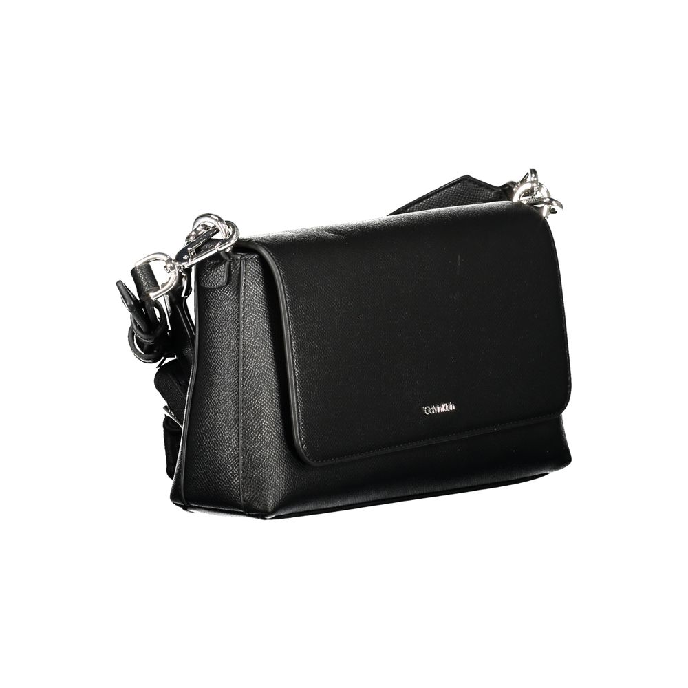 Calvin Klein Handtasche aus schwarzem Polyethylen – Eleganz und Stil vereint