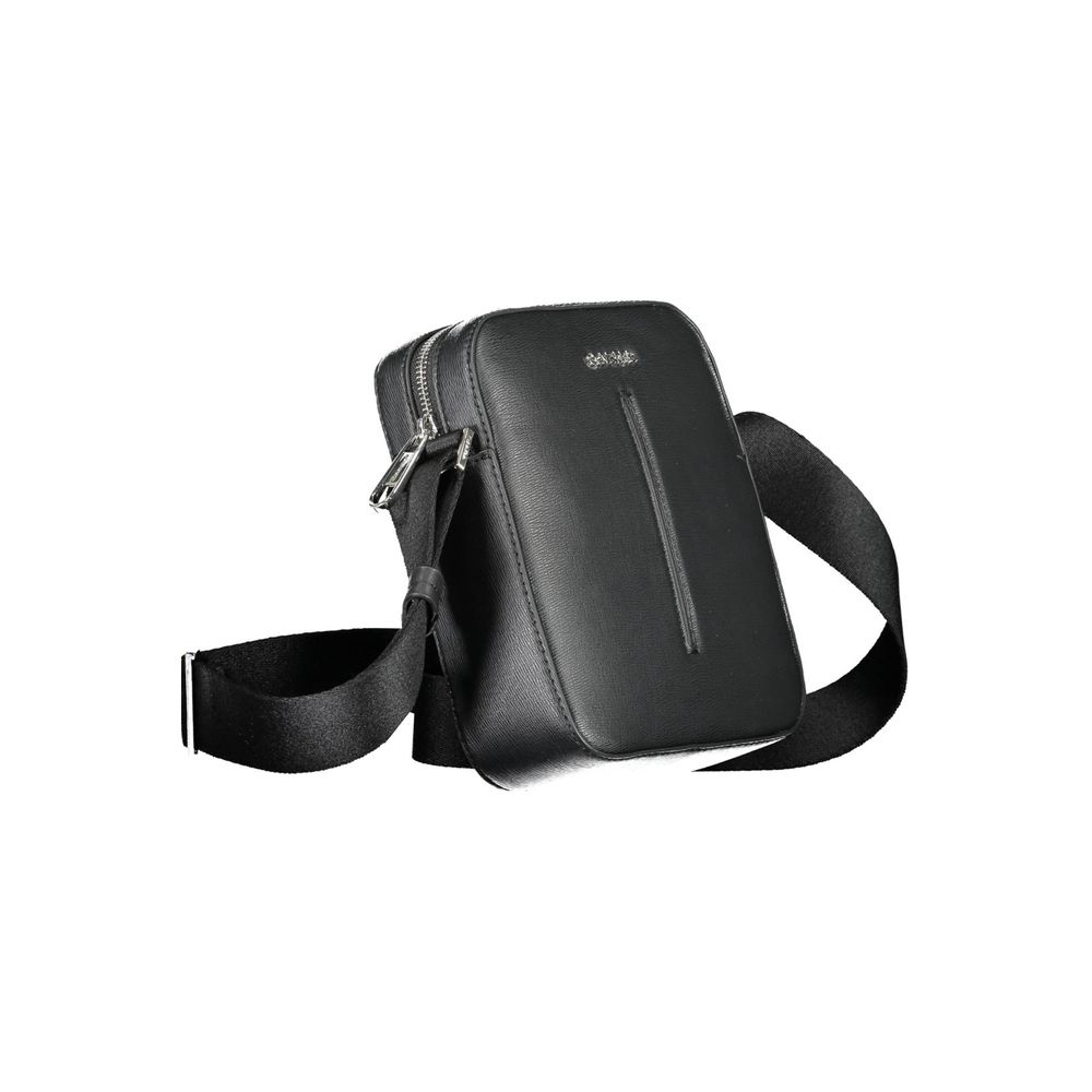 Calvin Klein Schwarze Schultertasche aus Polyester - Eleganz und Nachhaltigkeit vereint