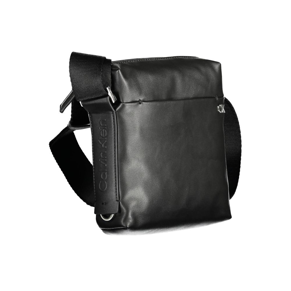 Calvin Klein Schwarze Polyester-Umhängetasche - Stilvolle Eleganz für Anspruchsvolle