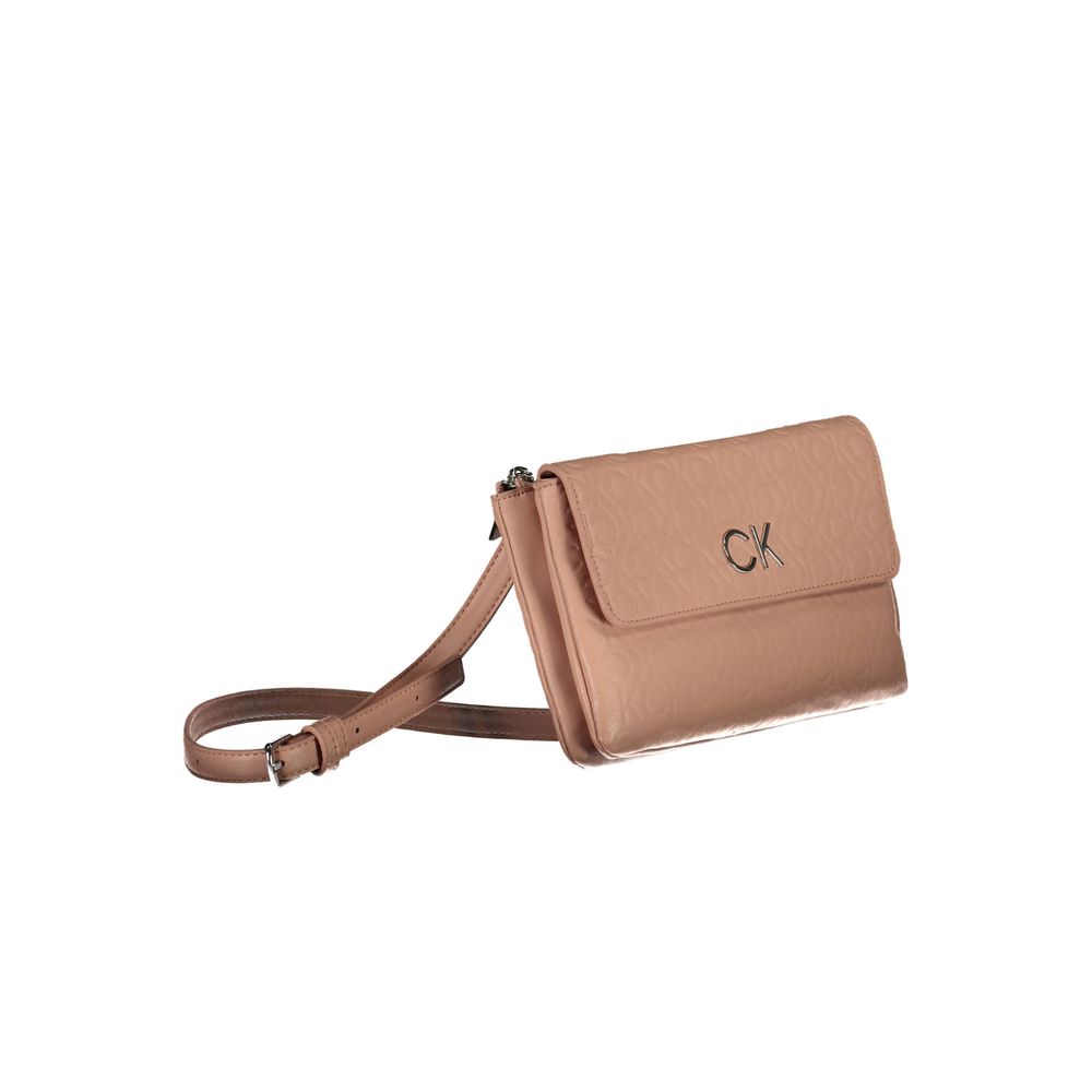Calvin Klein Rosa Luxus Polyester Handtasche für Damen