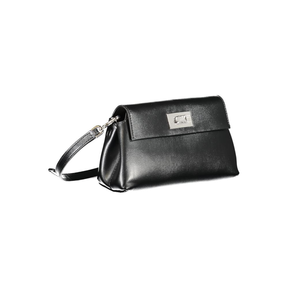 Calvin Klein Schwarze Polyester Handtasche für Damen – Eleganz Trifft Funktionalität