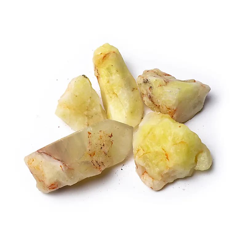 Elegante Rough sulphur quartz --