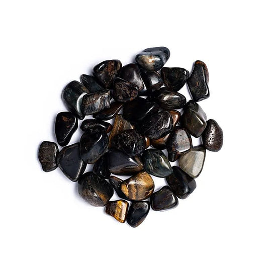 Natural Falcon's eye tumbled stones