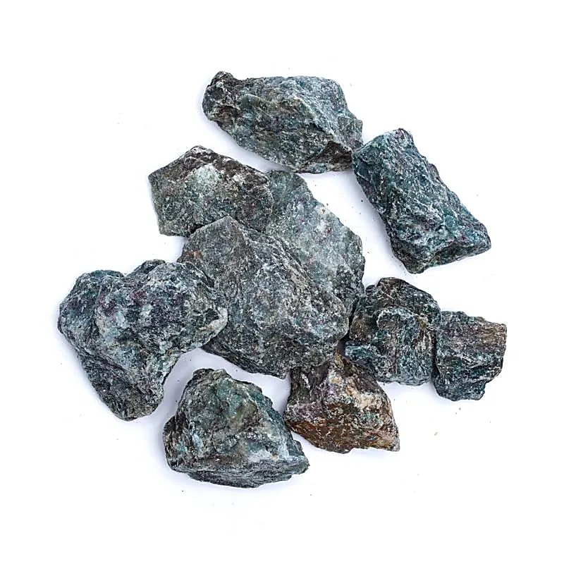 Luxuriöse Rough ruby with kyanite