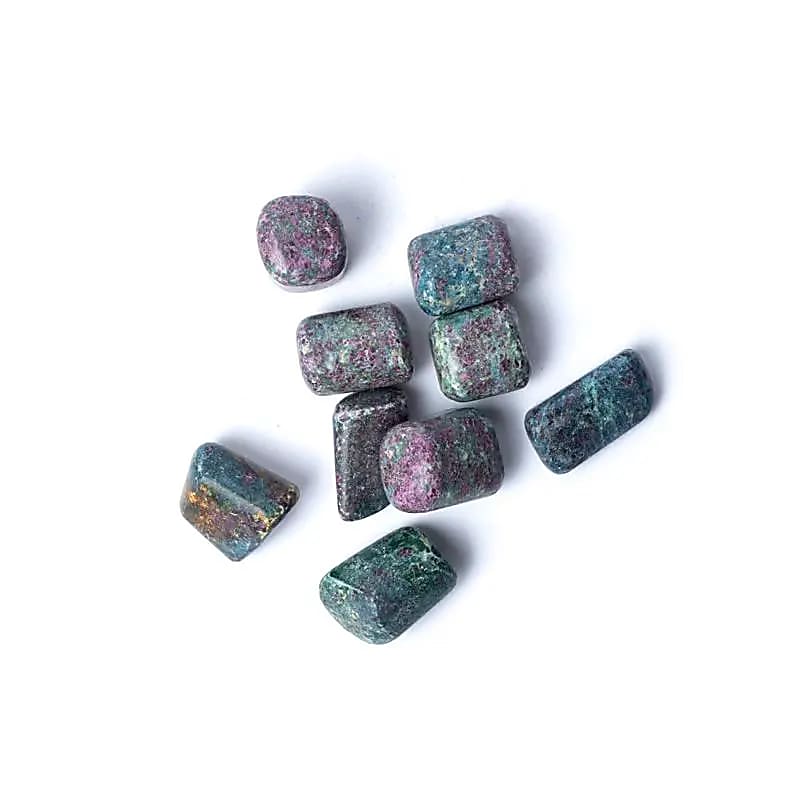Luxuriöse Ruby in fuchsite tumbled