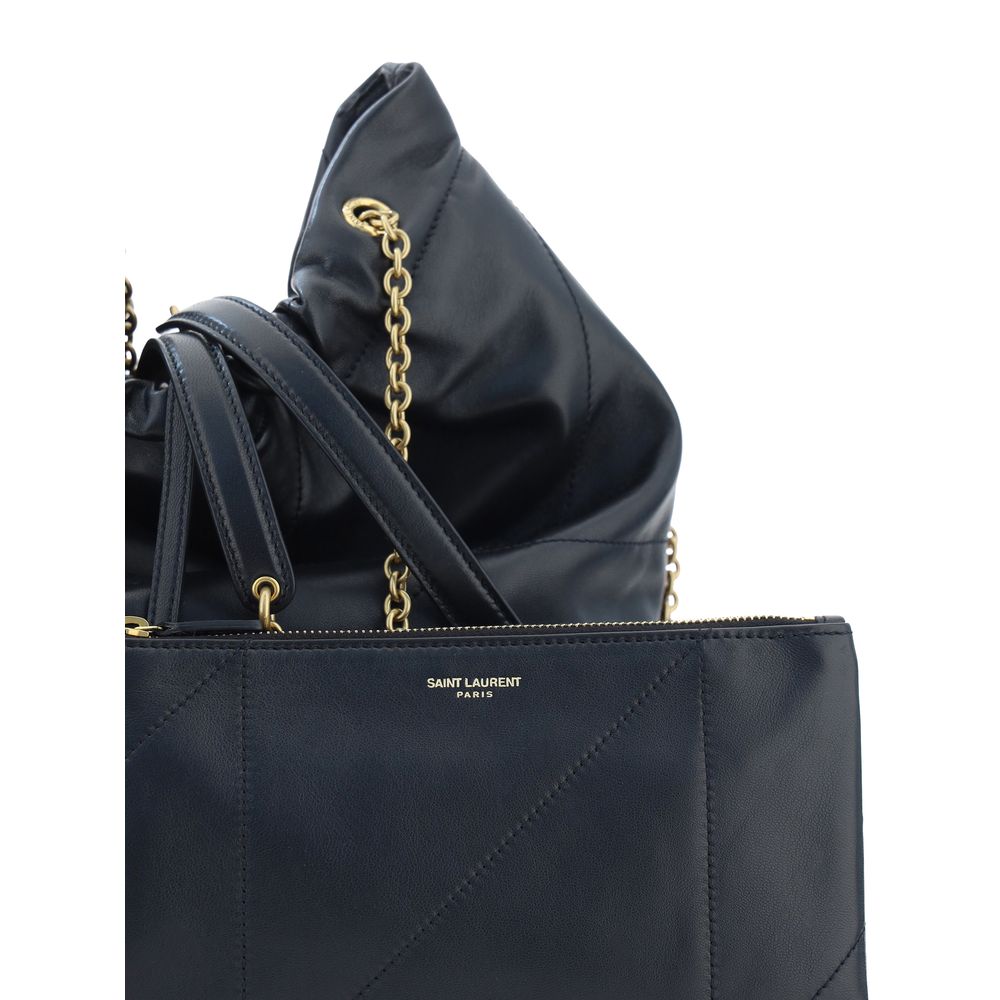 Saint Laurent Schwarze Lammleder Bucket Bag Jamie 4.3