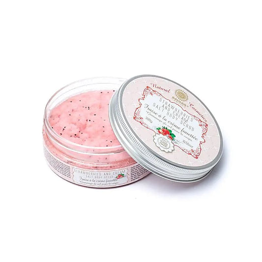 Elegancki peeling do ciała z solą morską