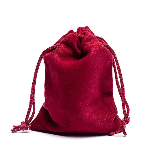 Elegancka, aksamitna torba prezentowa w kolorze bordowym