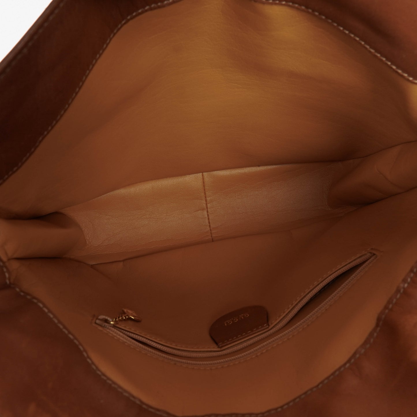 Gucci Bamboo Top Handle Hobo Bag aus braunem Leder