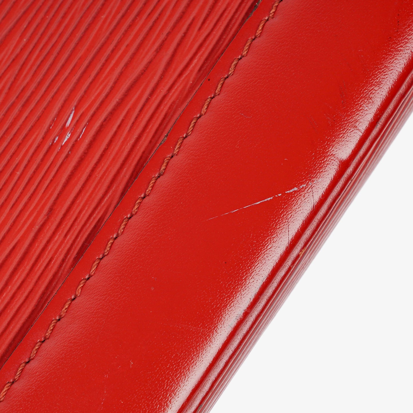 Louis Vuitton Alma PM Handtasche aus rotem Epi-Leder