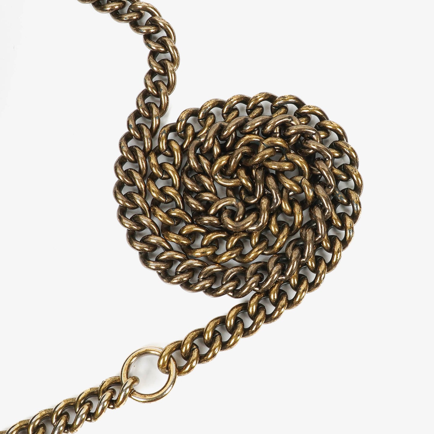 Chanel Crown CC Double Zip gesteppte Ledertasche