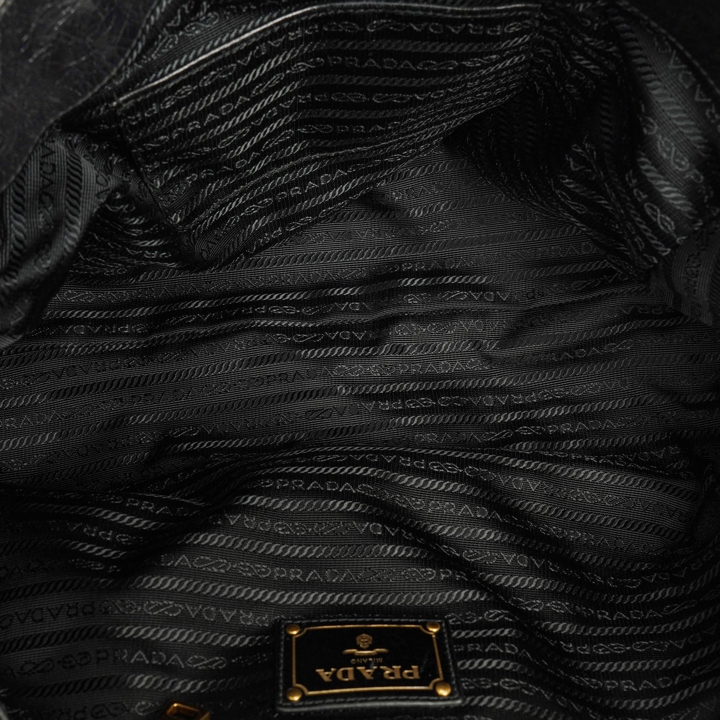 Prada Tasche aus Vitello Shine Leder