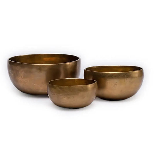 Natural Singing Bowl OHM (engraving)