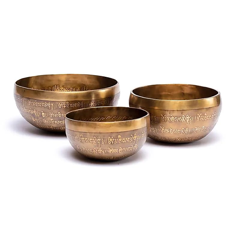 Wunderschöne Singing Bowl Tibet hand