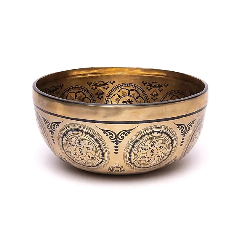 Lasergravierte Klangschale Shiva -- ±1400-1600 g ; ±22-24 cm