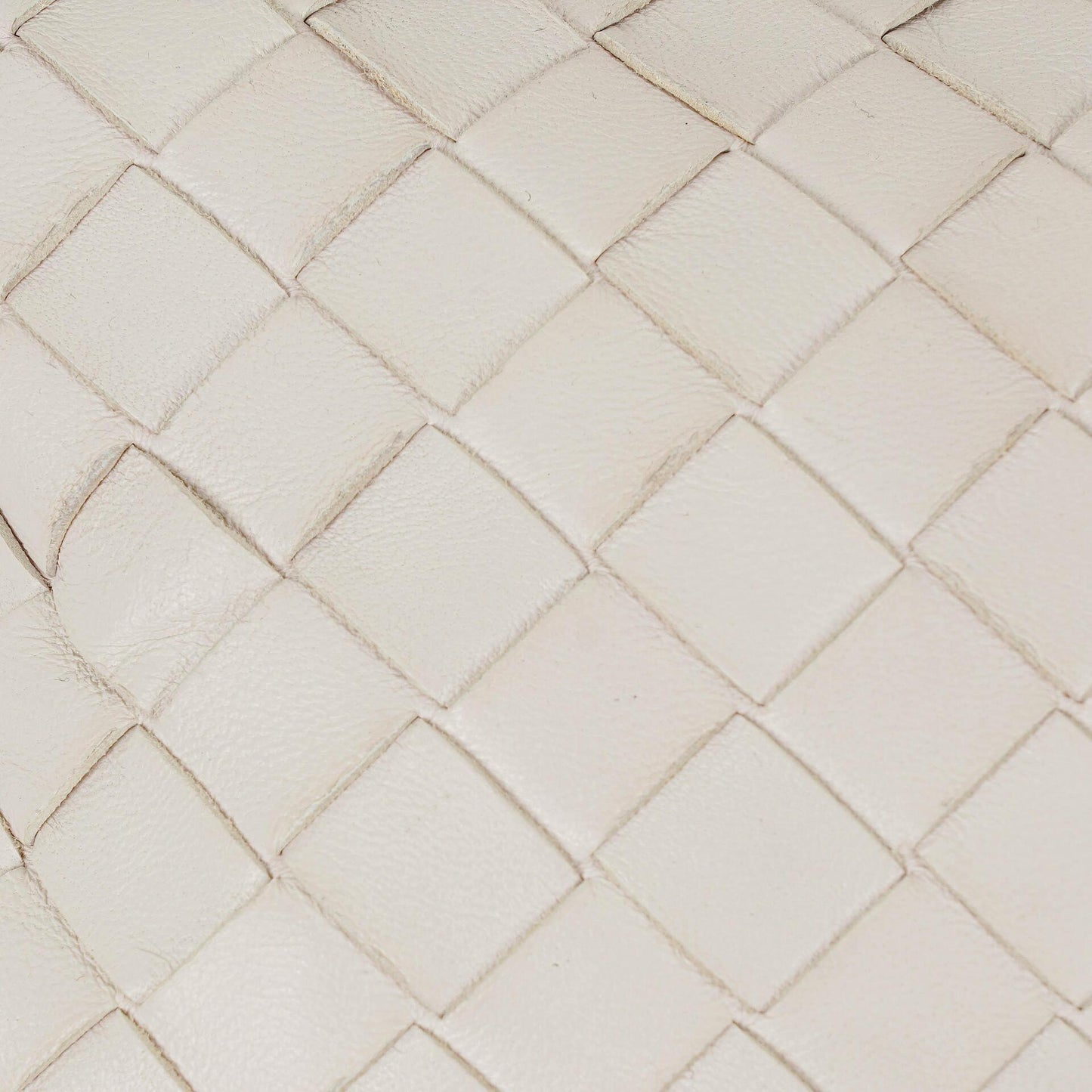 Bottega Veneta Mini Jodie Tasche aus weißem Nappa Intrecciato