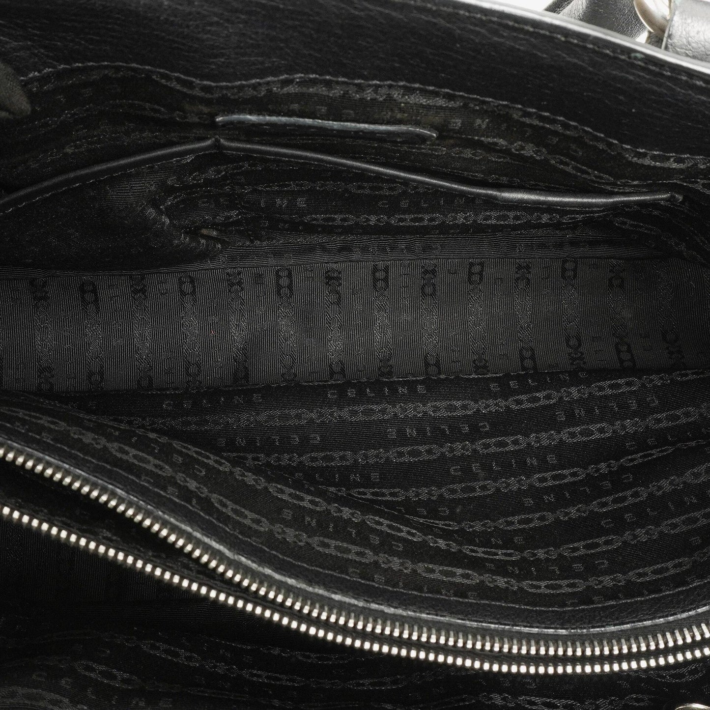 CELINE Boogie Tasche aus schwarzem Leder