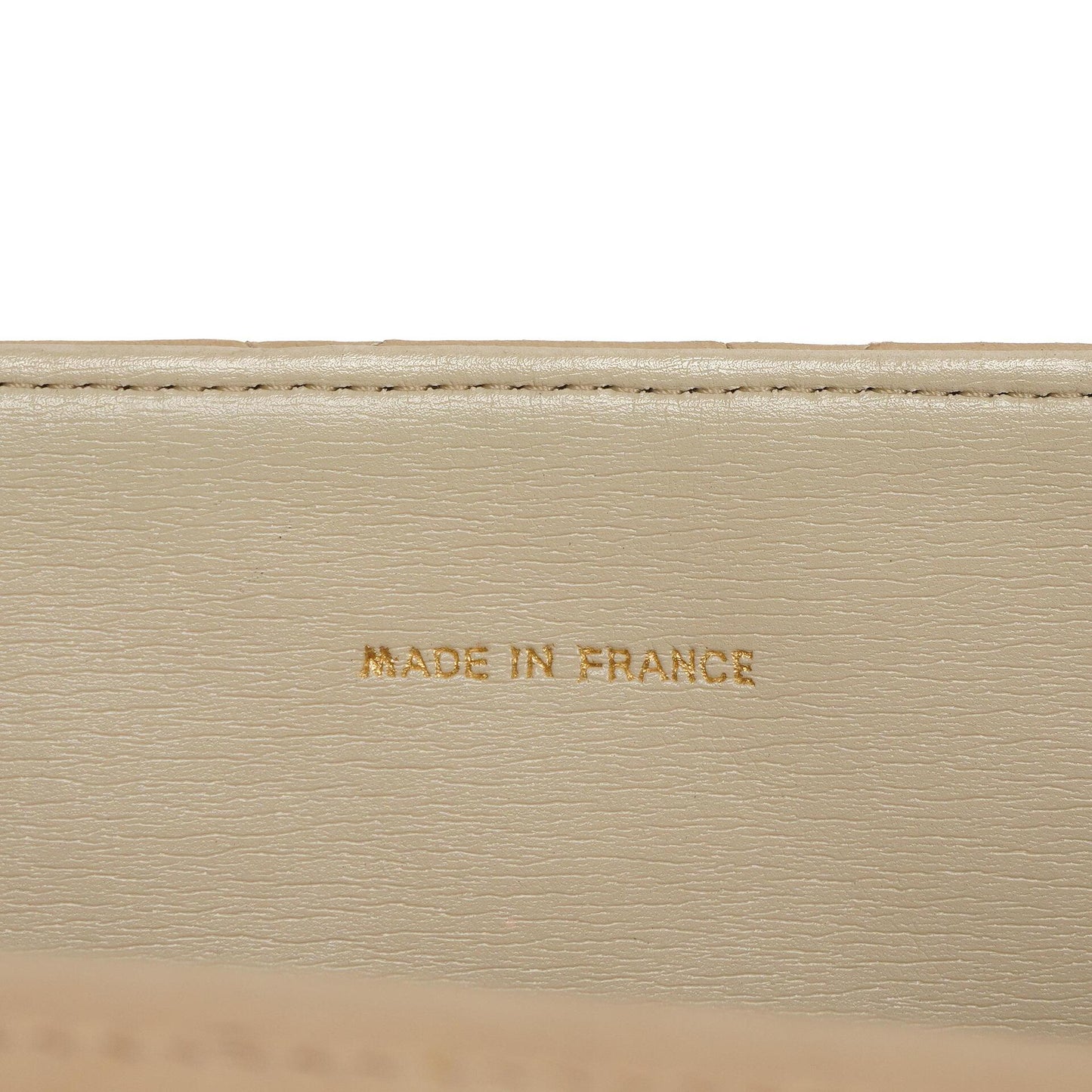Chanel Medium Classic beige-ivory gestepptes Lammleder Single Flap Bag mit 24K goldplattierten Beschlägen