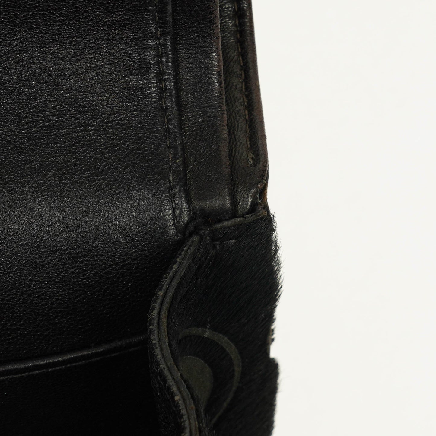 CHANEL Double Flap Tasche aus Ponyhaar