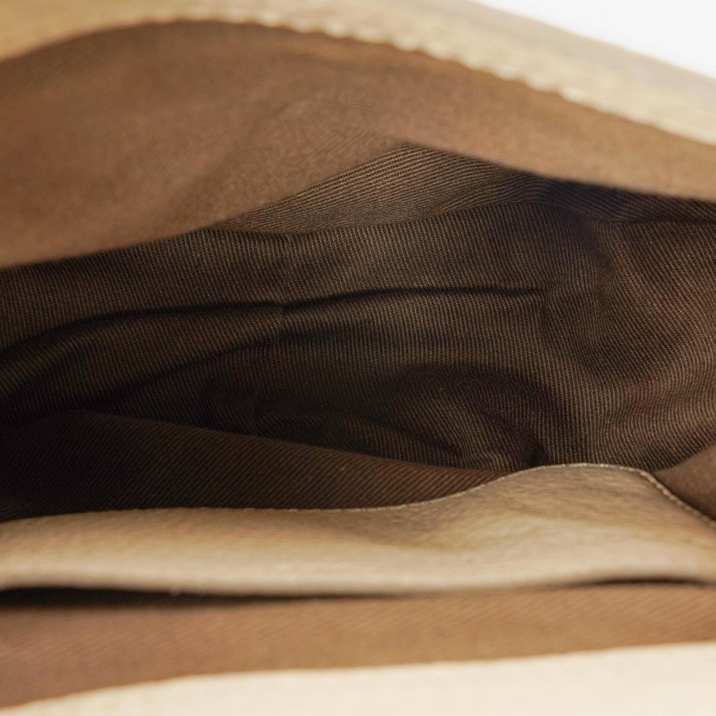 Chloé Marcie Sweet Satteltasche aus beigem Leder zum Umhängen