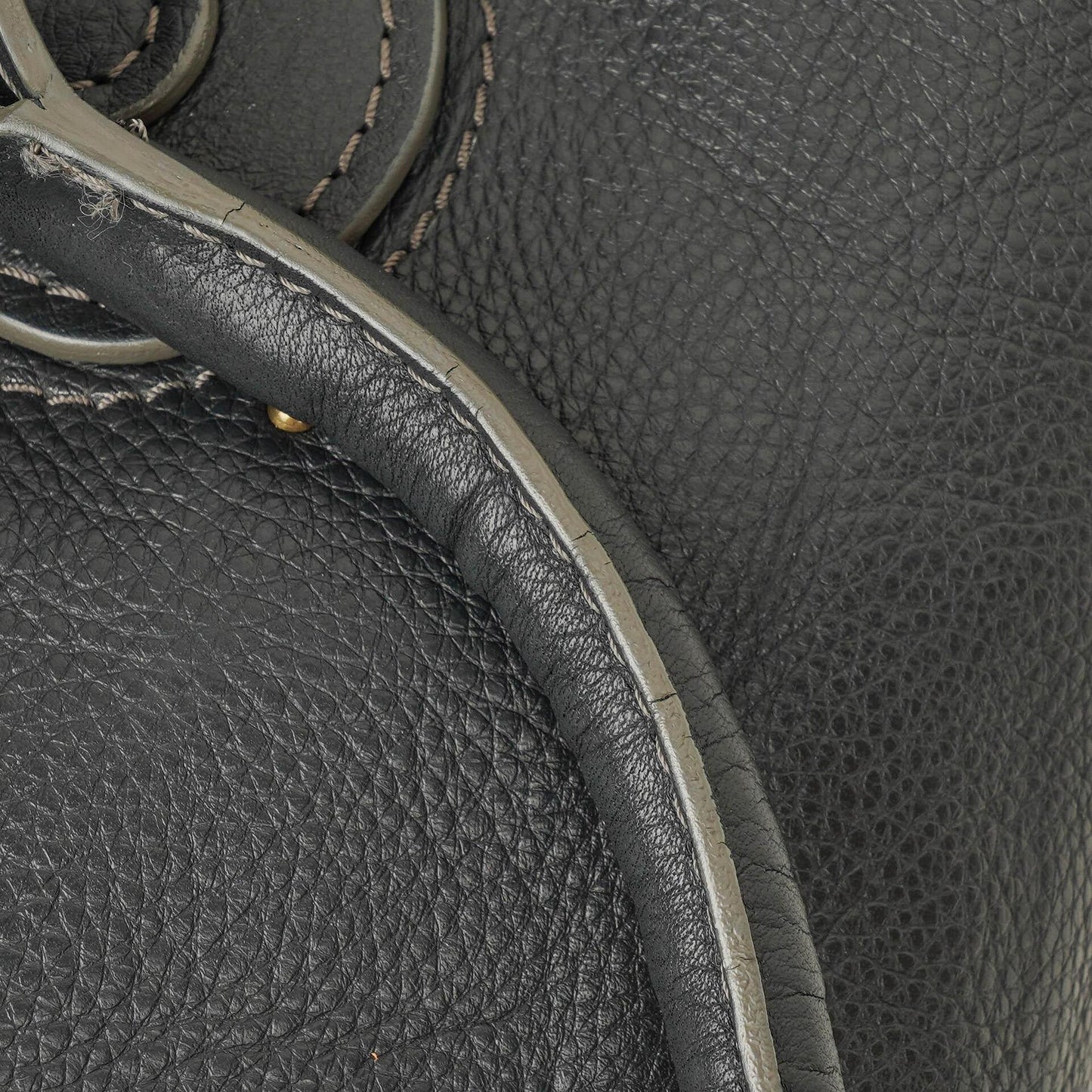 Chloe Paddington Satchel Tasche aus grauem Kalbsleder